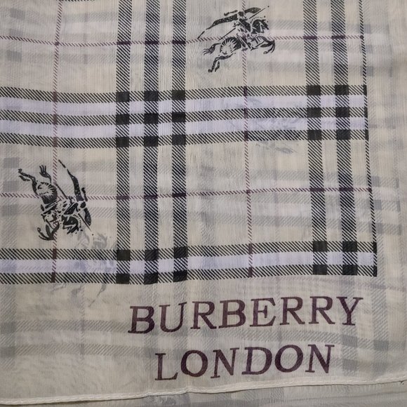 NWOT Burberry Satin Scarf - Picture 1 of 2